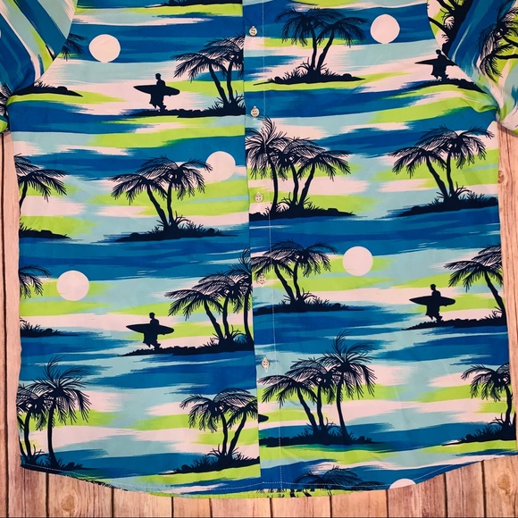 SSLR Mens button down shirt Hawaiian Shirt Sz XL - Picture 3 of 7